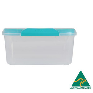 DECOR OBLONG CONTAINER WITH CLIP LIDS 3L