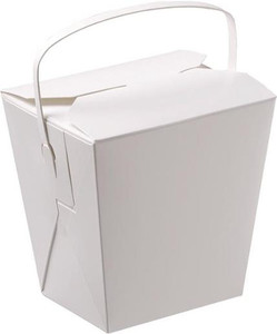 CAST AWAY CARDBOARD FOOD PAIL WITH PAPER HANDLE (CA-PFP026WH) (EACH)