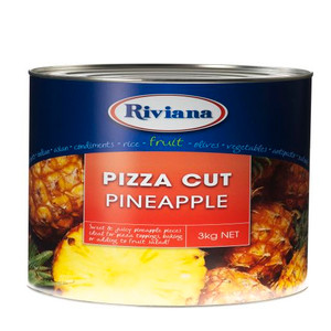 RIVIANA PIZZA CUT PINEAPPLE 3KG