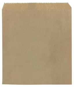 CAST AWAY NO1 BROWN SQUARE FLAT PAPER BAGS (CA-BF01W) 500S