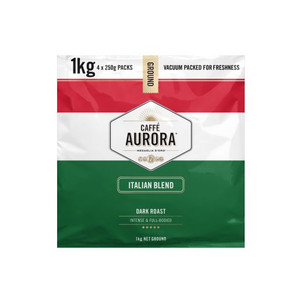 AURORA ITALIAN BLEND GROUND COFFEE 1KG