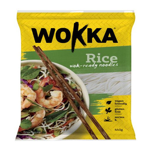 WOKKA NOODLE THIN RICE NOODLES 440GM (Carton of 8)