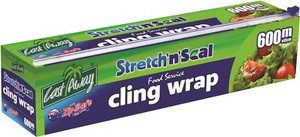 CAST AWAY CLING WRAP ECONOMY ZIP SAFE DISPENSER 45CM X 600M (CA-CW45D) (EACH)