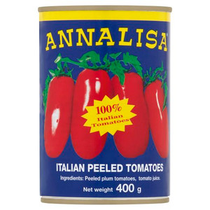 ANNALISA PEELED TOMATOES 400GM (Carton of 24)