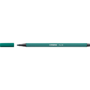 STABILO PEN 68 FIBRE TIP PEN TURQUOISE GREEN (BOX OF 10)