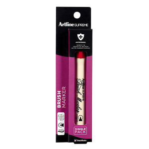 ARTLINE SUPREME BRUSH MARKER RED ** ETA 18/11/2026 **