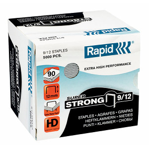 RAPID STAPLES 9/12MM BX5000 S/STRONG