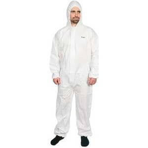 Genuine High Calibre Disposable Coveralls SMS Type 5-6 White Extra Large