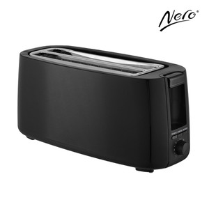 Nero 4 Slice Long Toaster Black, Each