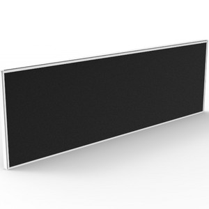Rapidline SHUSH30+ Screen 1500W x 30D x 495mmH White Frame Black Pinnable Fabric