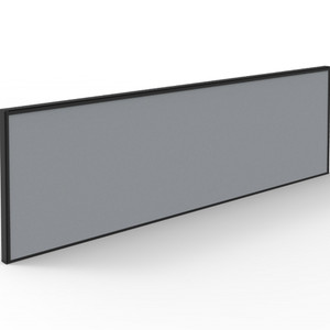 Rapidline SHUSH30+ Screen 1500W x 30D x 495mmH Black Frame Grey Pinnable Fabric