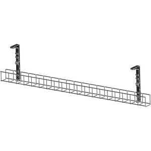 Rapidline Single Tier Cable Basket Only 2050mm Black