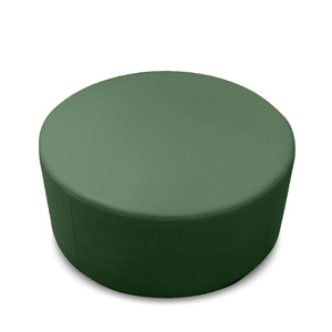 K2 Marbella Mawson Junior Round Ottoman Green PU Leather