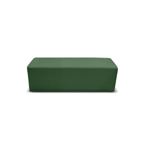 K2 Marbella Burke Senior Rectangle Ottoman 1120mmW Green PU Leather