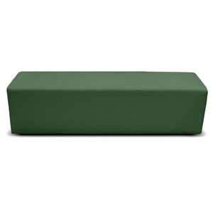 K2 Marbella Burke Senior Rectangle Ottoman 1780mmW Green PU Leather