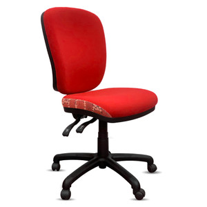 K2 Orange Dust Spectrum Alice High Back Office Chair Red Ochre Fabric Seat