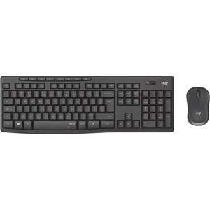 Logitech MK295 Silent Wireless Keyboard and Mouse Combo Graphite
