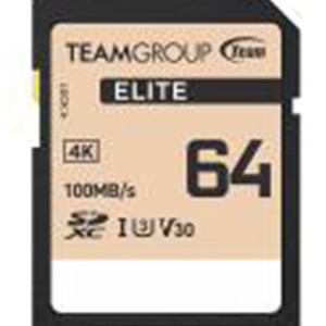 Team Group Elite A1 Micro SDXC Memory Card 64GB Black