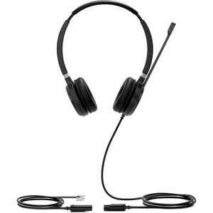 Yealink YHS36 Dual QD Corded Headset Black