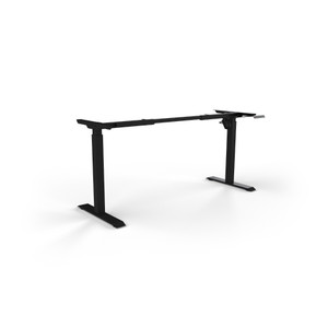 OLG Q-Stand Electric Sit-Stand Desk Frame Only 1500W x 800D x 695-1175mmH Black