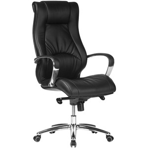 Camry High Back Executive Chair With Arms Black PU