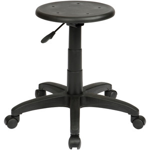 State ST008 Industrial Stool 415-535mmH Black PU