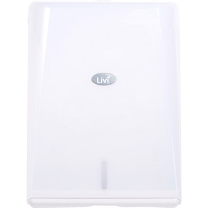 Livi Interleave Hand Towel Dispenser White