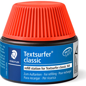 Staedtler Textsurfer Classic 364 Highlighter Refill Station Red