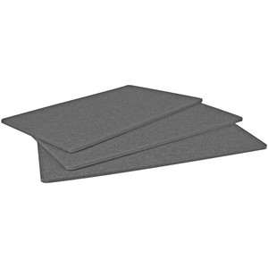 Sylex Clean Screen Desktop Dividers 1700W x 9D x 350mmH Charcoal