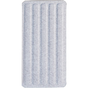 Sylex Seachange Screen Straight 450W x 9D x 1160mmH Charcoal And Light Grey