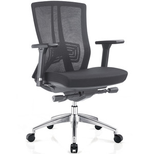 Sylex Truman Mid Back Chair Mesh Back No Arms Black