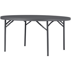 Sylex Fortress Plus Planet Round Folding Table 1500 Diameter x 745mmH Dark Grey