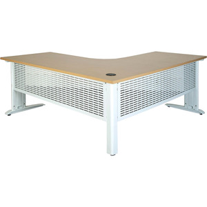 Summit Corner Workstation 1800W x 1800D x 750mmH Beech / White