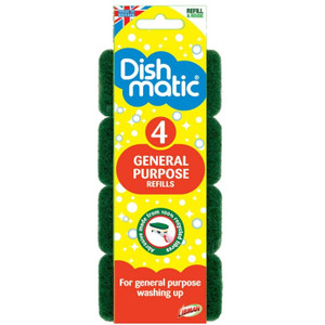 Dishmatic General Purpose Refills 4 Pack