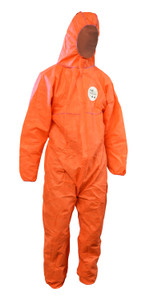 Maxisafe Orange Sms Disposable Coverall, 4XL