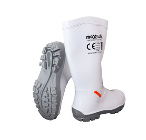Maxisafe 'Shova' Non-Safety Gumboot - White - Size 12 Pair