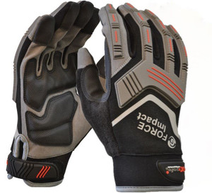G-Force Impact Mechanics Heavy Duty Gel Glove , Medium Pair