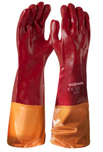 Maxisafe Red PVC 60cm Gauntlet