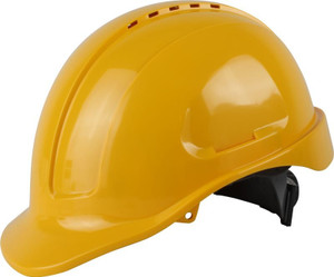 Maxisafe Vented Hard Hat - Ratchet Harness - Yellow