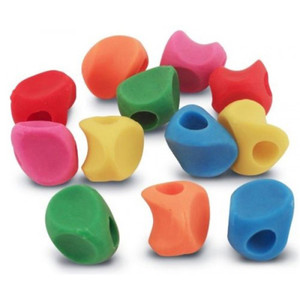 PENCIL GRIP STETRO HARD PLASTIC ASSORTED Pack of 20