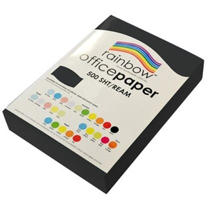Rainbow Office Copy Paper A3 80gsm Black Ream of 500