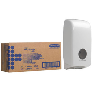 KIMBERLY-CLARK PROFESSIONAL® AQUARIUS® Toilet Tissue Dispenser (69460), Interleaved Toilet Tissue Dispenser, 1 Dispenser / Case