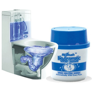 Bio Rush Bio-Enzymatic Auto Toilet Bowl Cleaner, Blue - Each