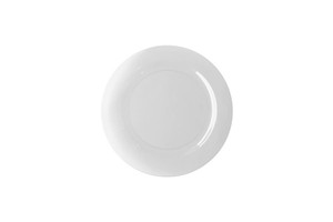 180mm Reusable Snack Plate White, Pack of 12