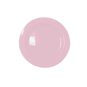 180mm Reusable Snack Plate Pastel Pink, Pack of 10