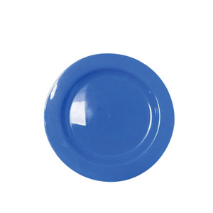 180mm Reusable Snack Plate Blue, Pack of 10