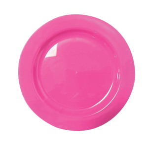 230mm Reusable Dinner Plate Pink, Pack of 10