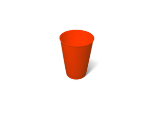 380ml Reusable Tumbler Red, Pack of 10