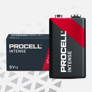 ProCell Intense By Duracell 9V Alkaline Battery Pack Of 12