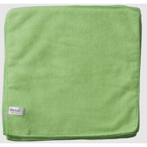 Oates Value Green Microfibre Cloths 350 X 350mm Pack of 10